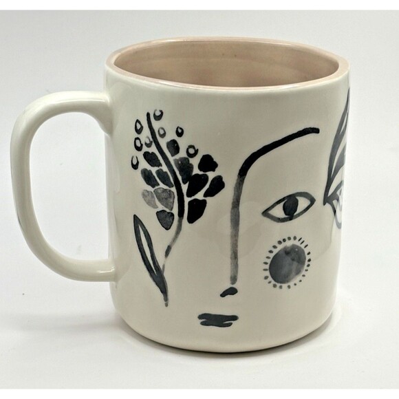 Anthropologie Hestia Coffee Cup Mug Love is Love Used - Picture 2 of 10